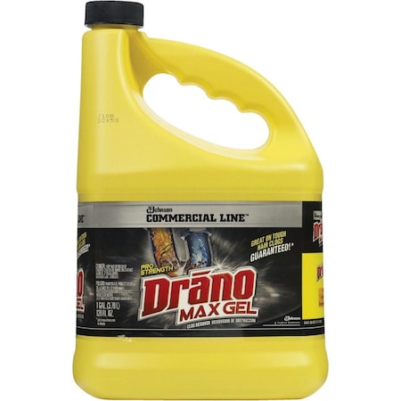 Drano 1 Gal. Commercial Line Max Gel Clog Remover 10109